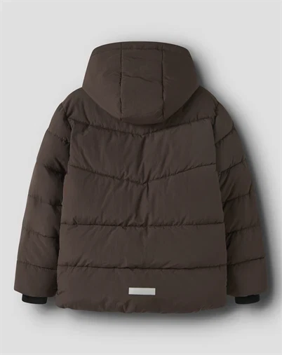 Name It - NKMMelvin Puffer Jakke - Seal Brown 